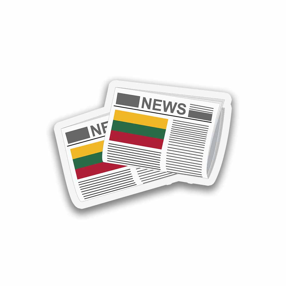 Lithuania Newspapers Magnet