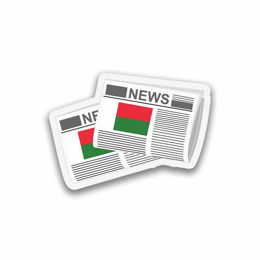 Madagascar Newspapers Magnet