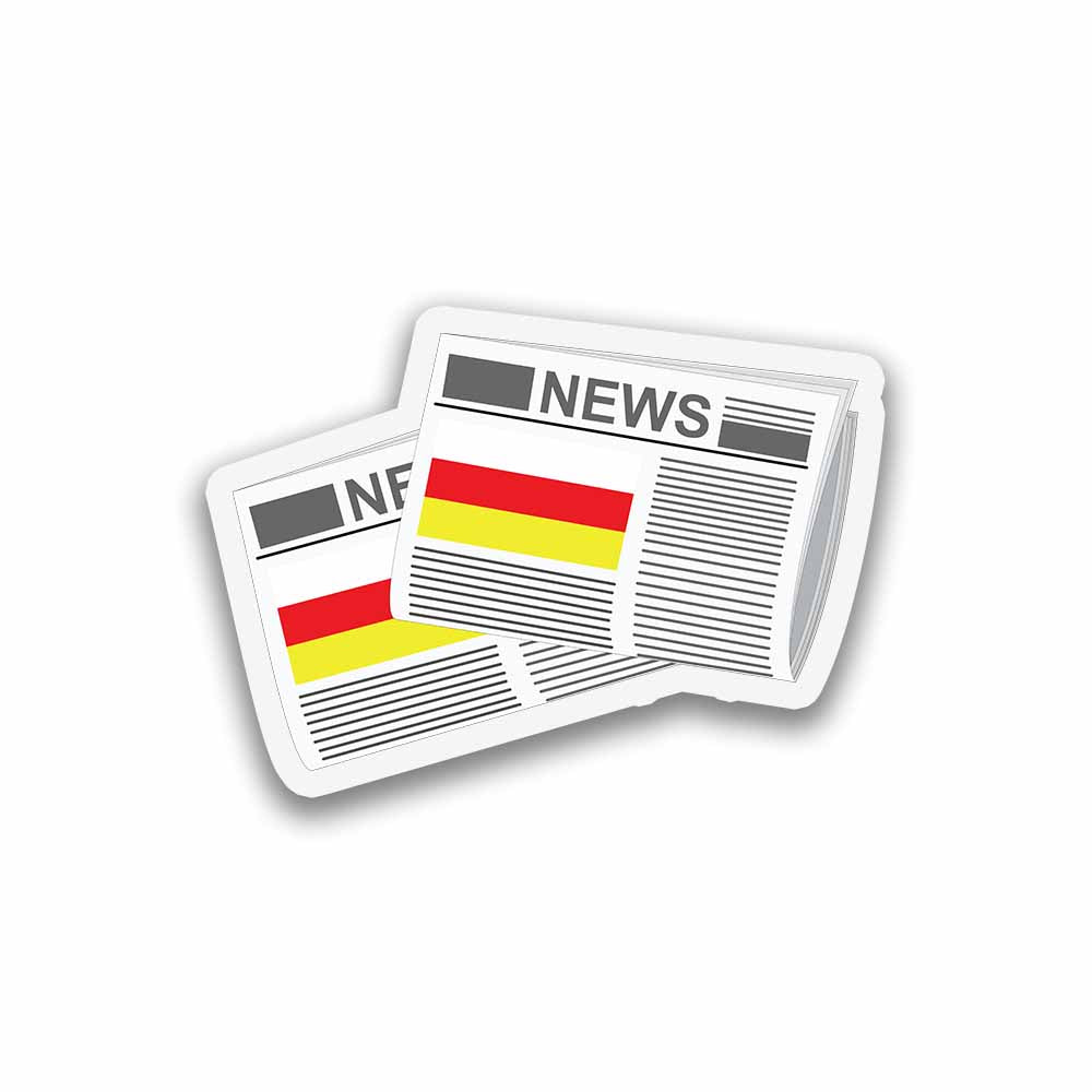 North Ossetia Newspapers Magnet