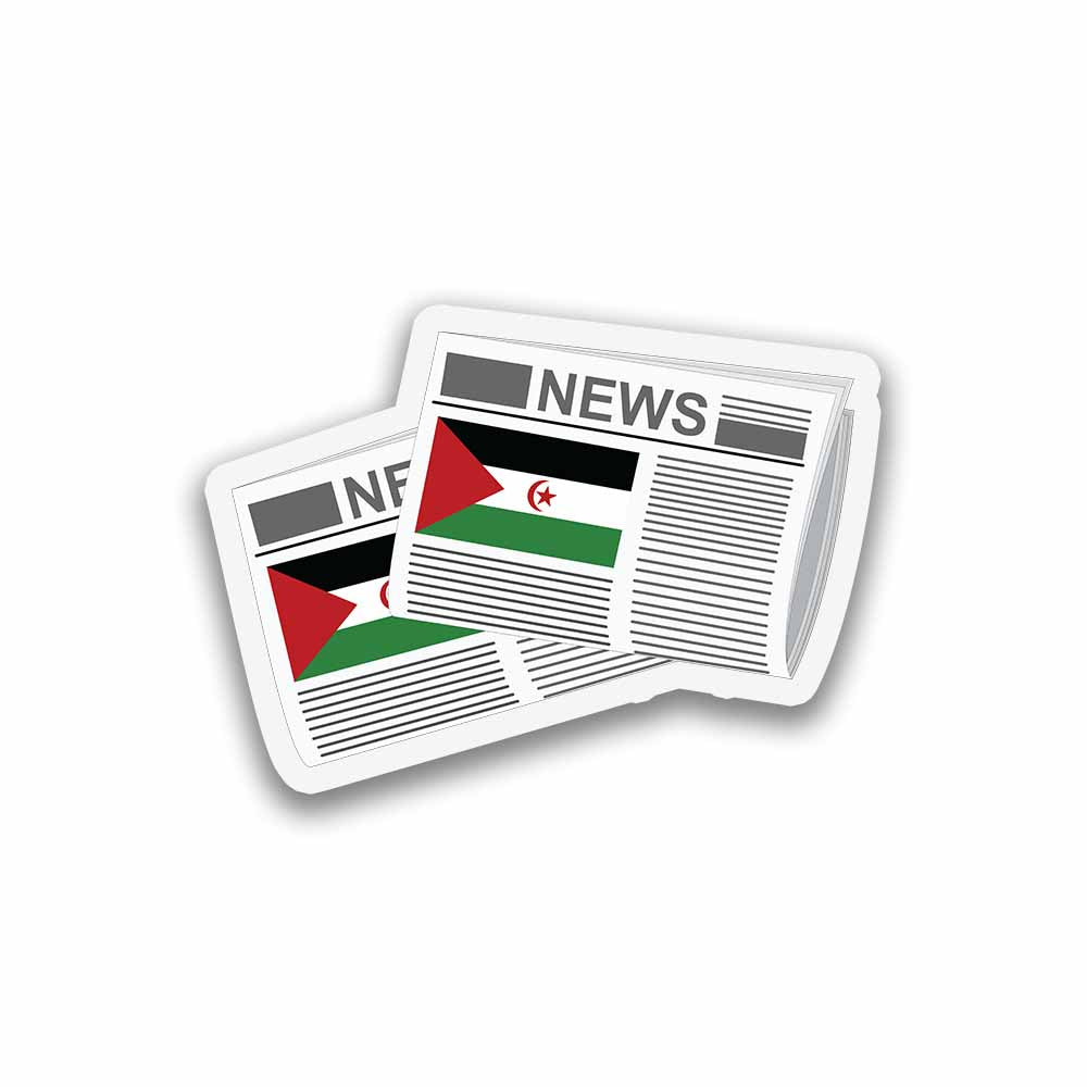 Western Sahara Newspapers Magnet